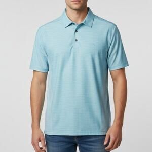 Tommy Bahama IslandZone Men’s Polo Shirt – Turquoise Blue – Size L
